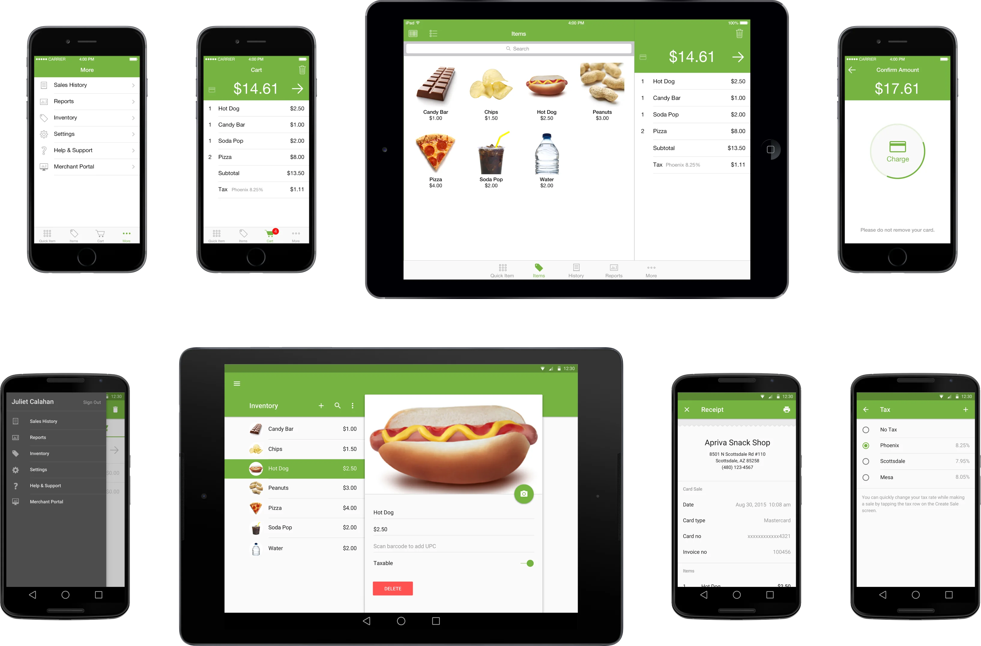 AprivaPay Plus Device Grid