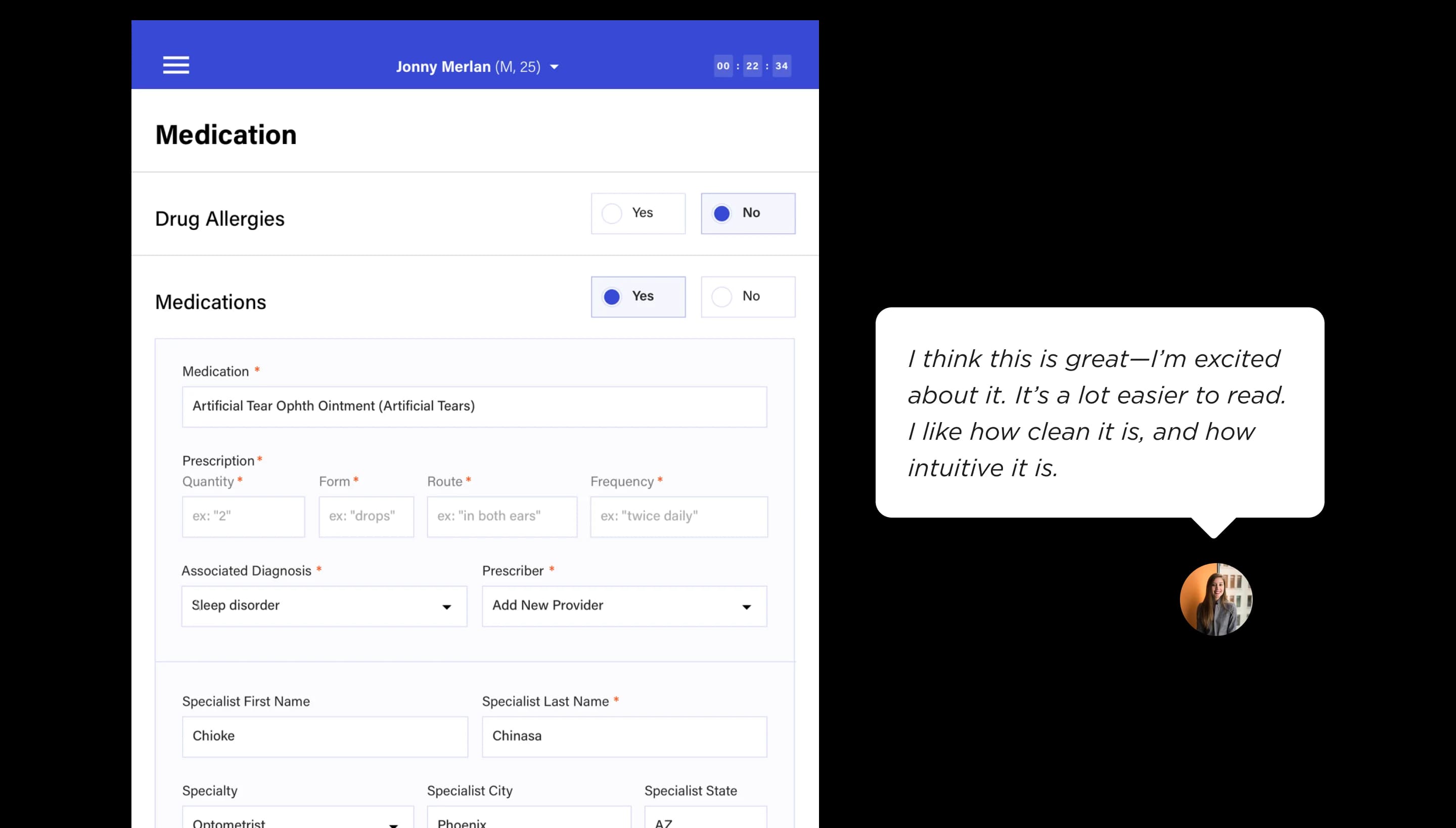 Medications Screen Redesign