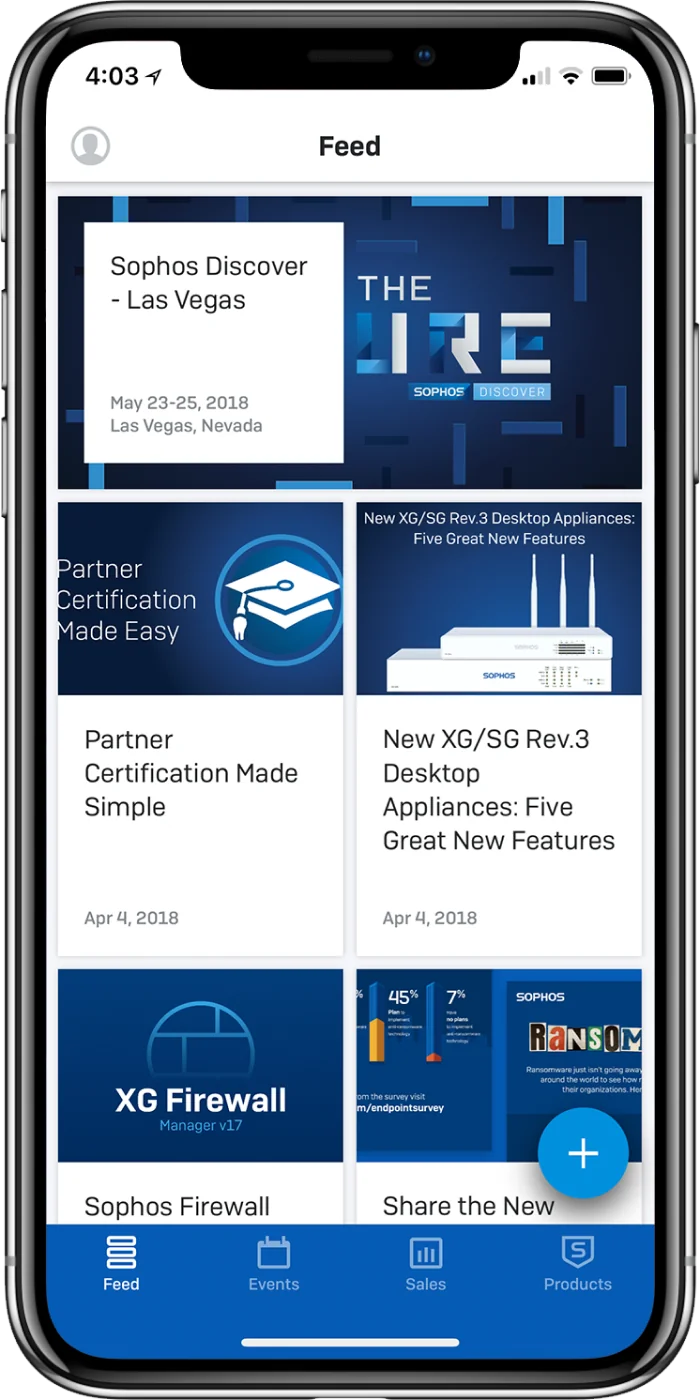 Sophos Partner Mobile App